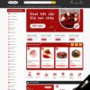 Thiết kế website cửa hàng bán bánh ngọt chuẩn SEO - WebKit 17583