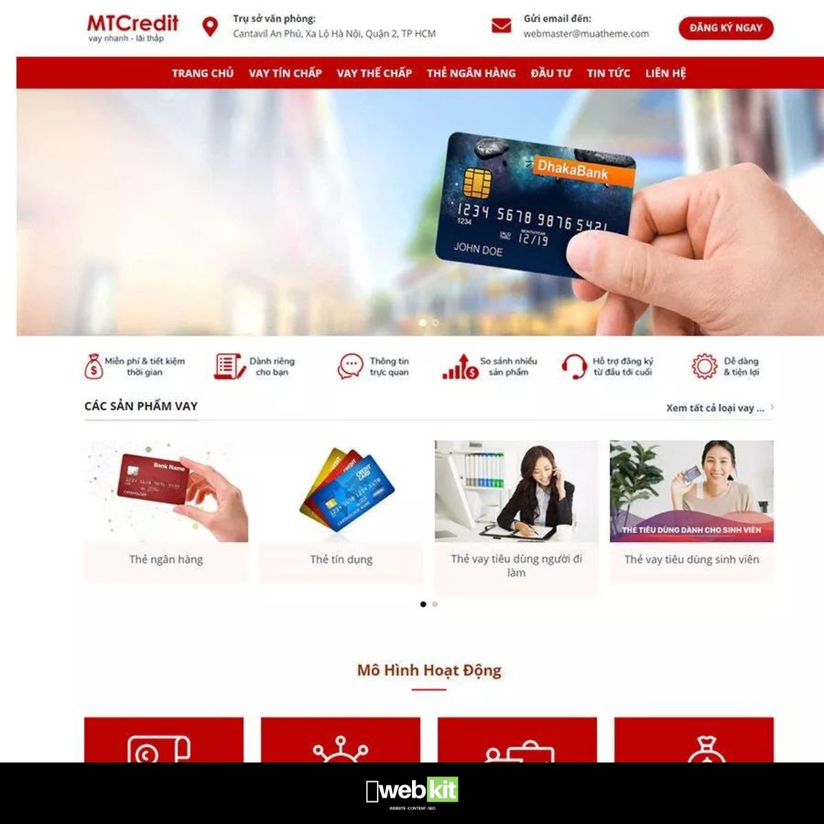 Thiết kế website dịch vụ cho vay tài chính - WebKit 15376