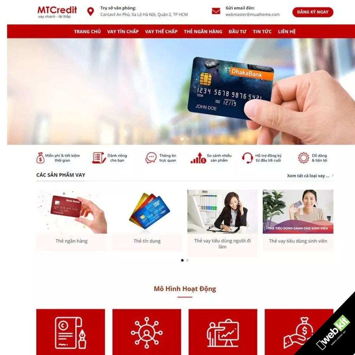 Thiết kế website dịch vụ rút tiền thẻ, đáo hạn thẻ ngân hàng - WebKit 15376