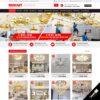 Thiết kế website trung tâm bán đèn trang trí - WebKit 9084